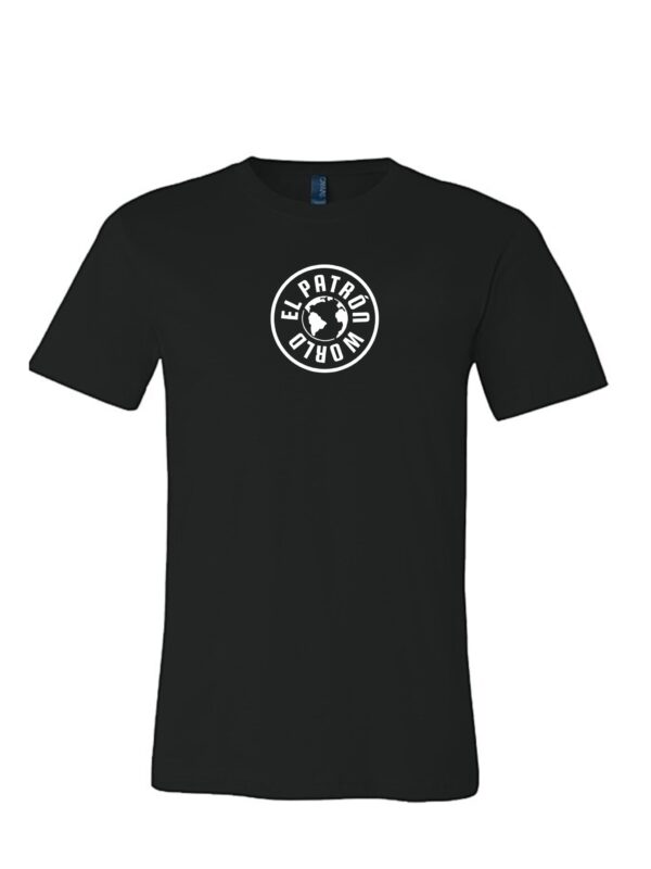 Half sleeves round neck black color t shirt with EPW logo