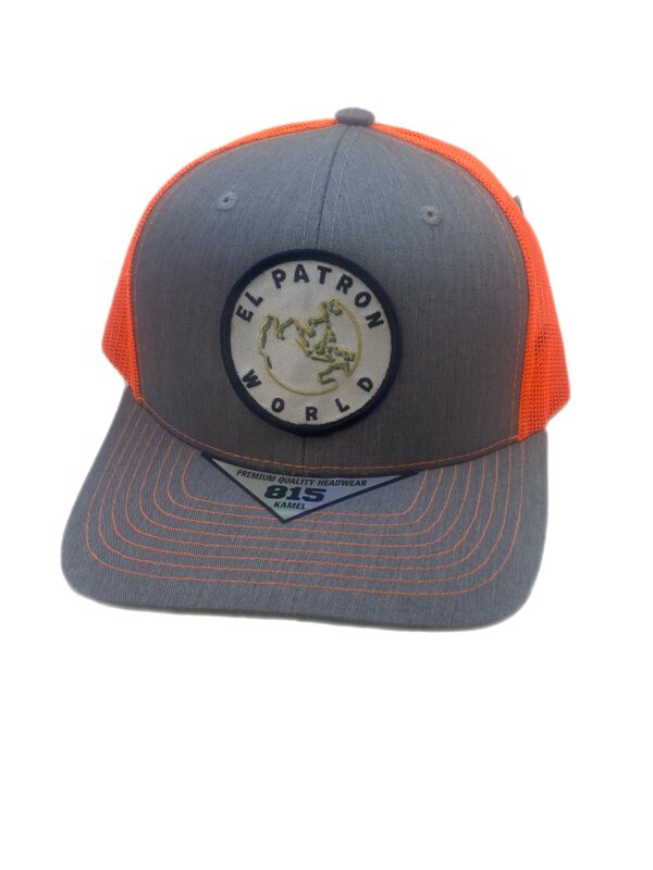 Image of grey and orange cap