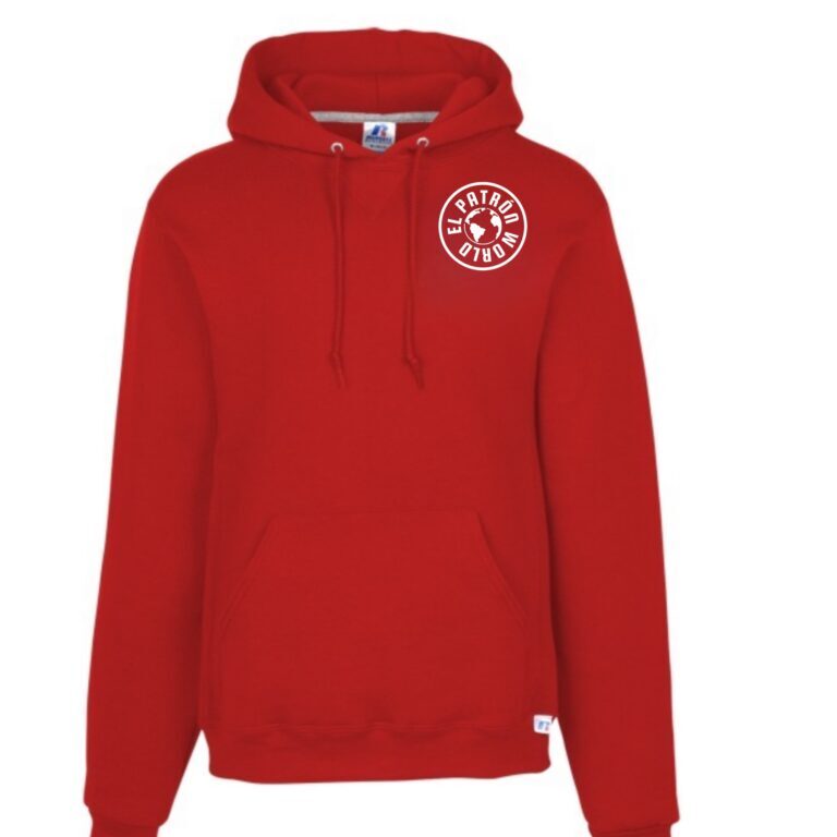 Image of red coloured hoodie